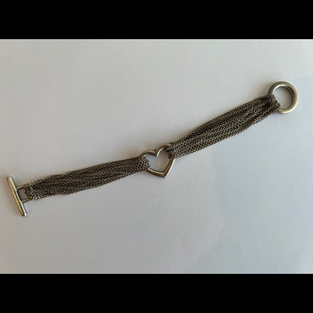 Authentic tiffany & co. heart bracelet